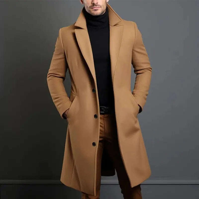 Avarati Noble Wool Coat – Premium Men’s Wool Overcoat with Timeless Tailored Design - AVARATI
