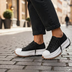 Avarati Karena Women’s Platform Sneakers – Canvas Chunky Sole Casual Shoes - AVARATI