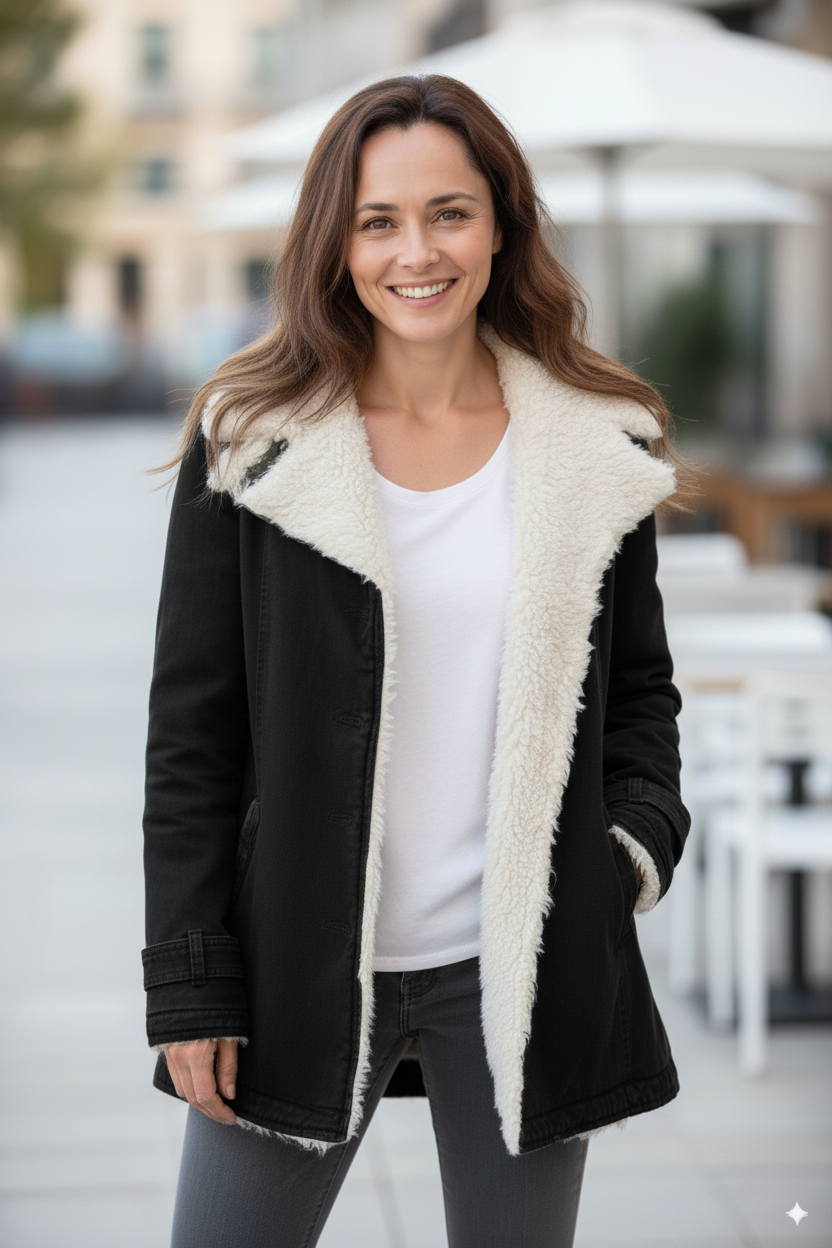 Avarati Everleigh Women’s Sherpa Lined Fleece Jacket