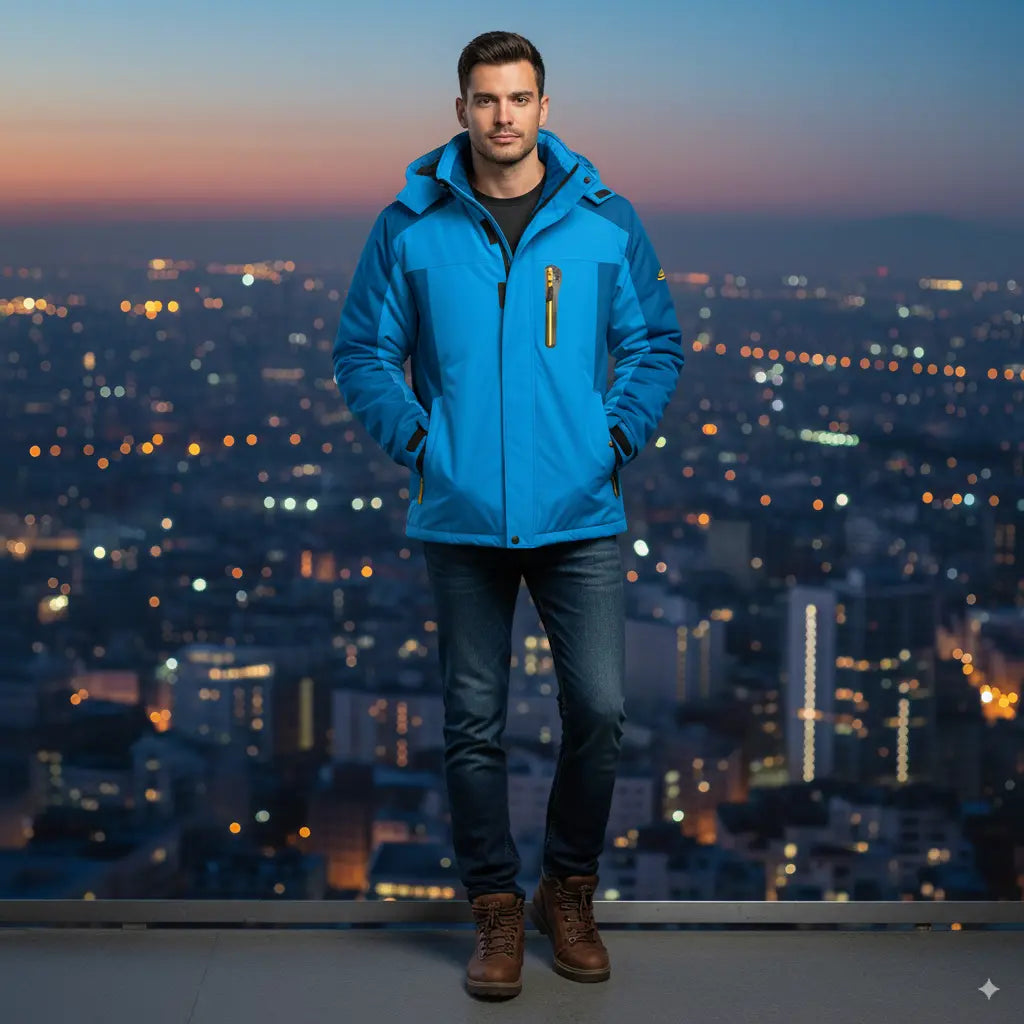 Avarati WinterGuard Men’s Jacket – Waterproof Men’s Winter Coat with Lightweight Insulation - AVARATI