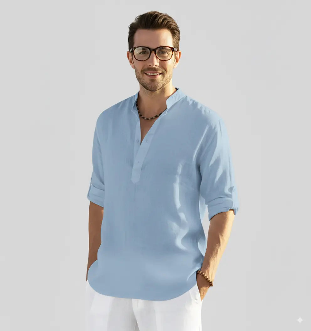 Avarati LinenEase Shirt – Premium Men’s Linen Shirt for Breathable Comfort & Timeless Style - AVARATI