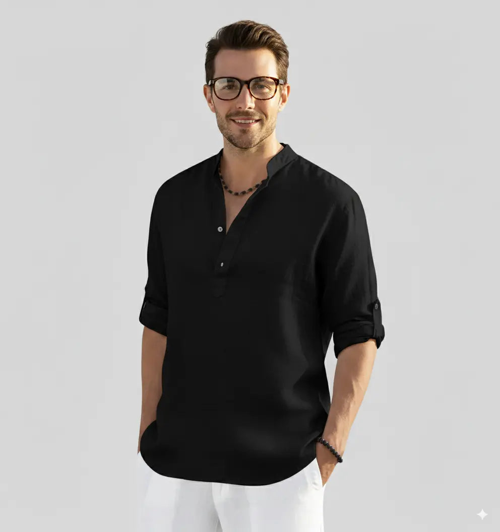 Avarati LinenEase Shirt – Premium Men’s Linen Shirt for Breathable Comfort & Timeless Style - AVARATI