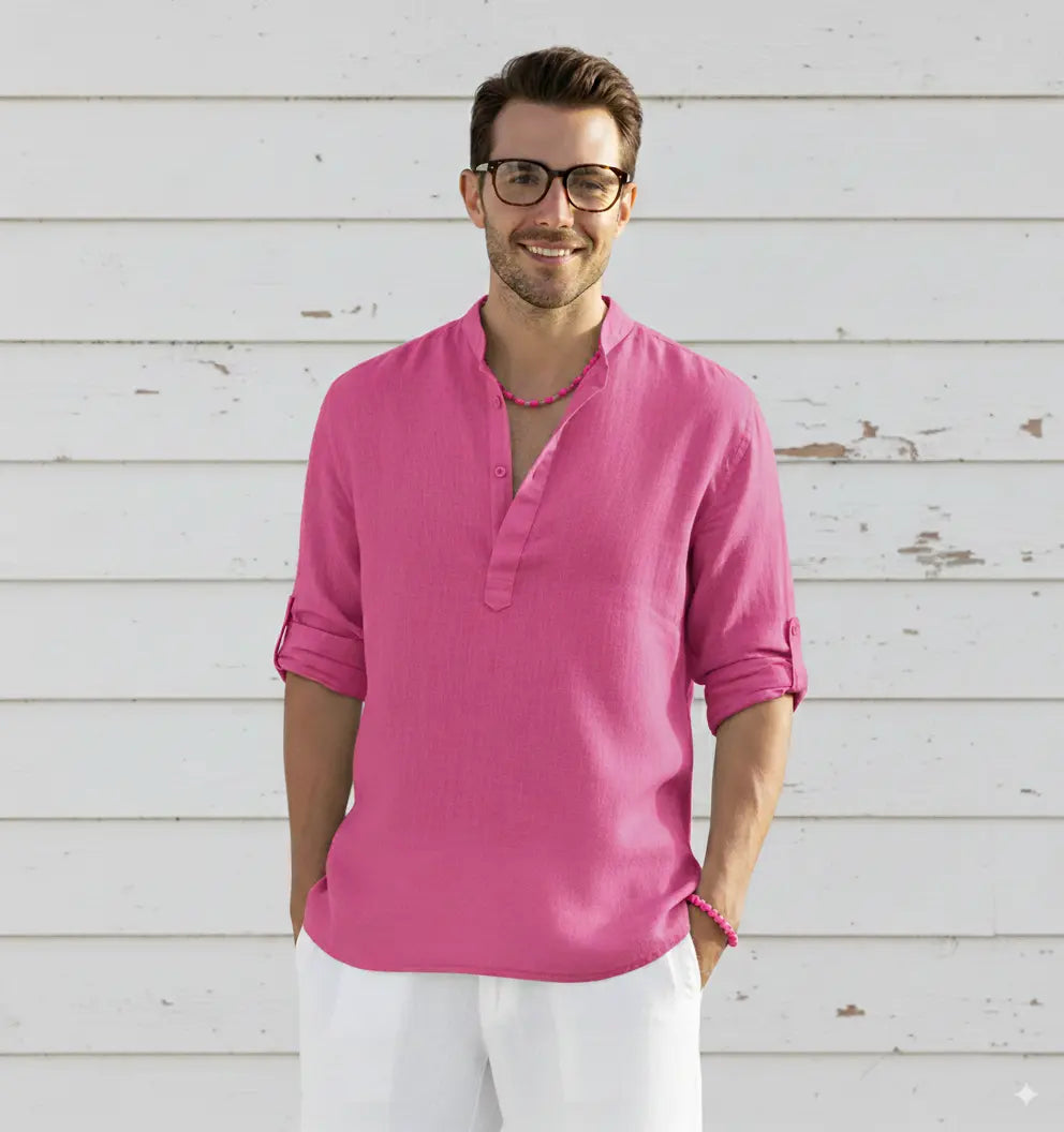 Avarati LinenEase Shirt – Premium Men’s Linen Shirt for Breathable Comfort & Timeless Style - AVARATI