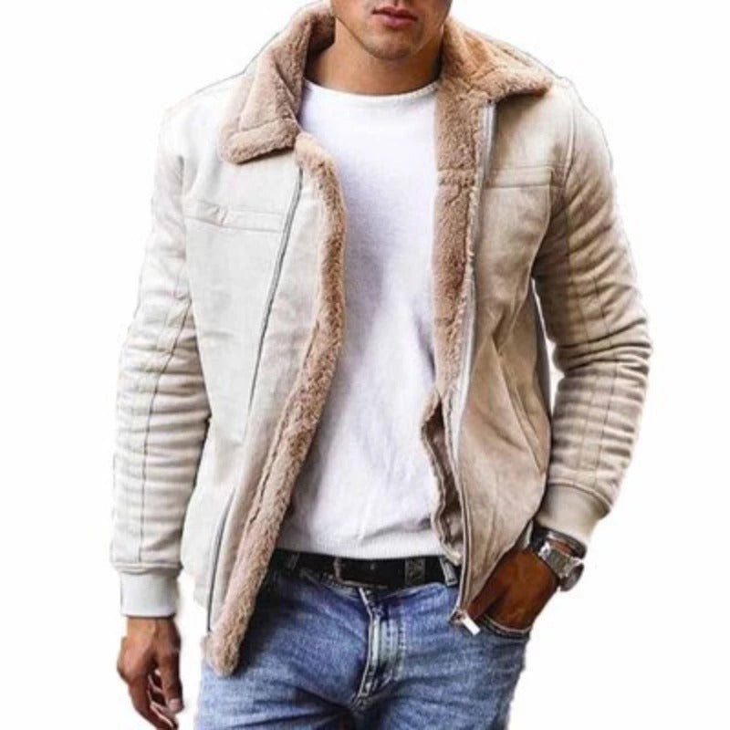 Avarati Men’s Shearling Lined Winter Jacket