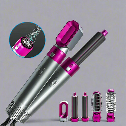 Professional Supersonic Blow Hair Dryer - 5-in-1 Airflow Blow Dryer-Essentials-AVARATI